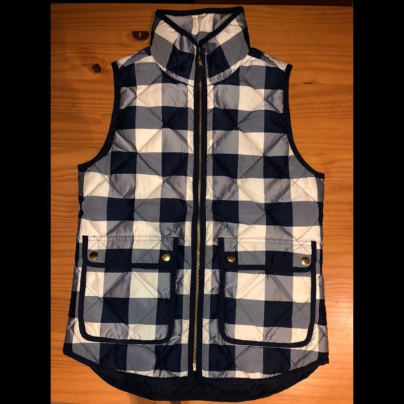 J. Crew Jackets & Blazers - J. Crew Navy Quilted Vest NWOT